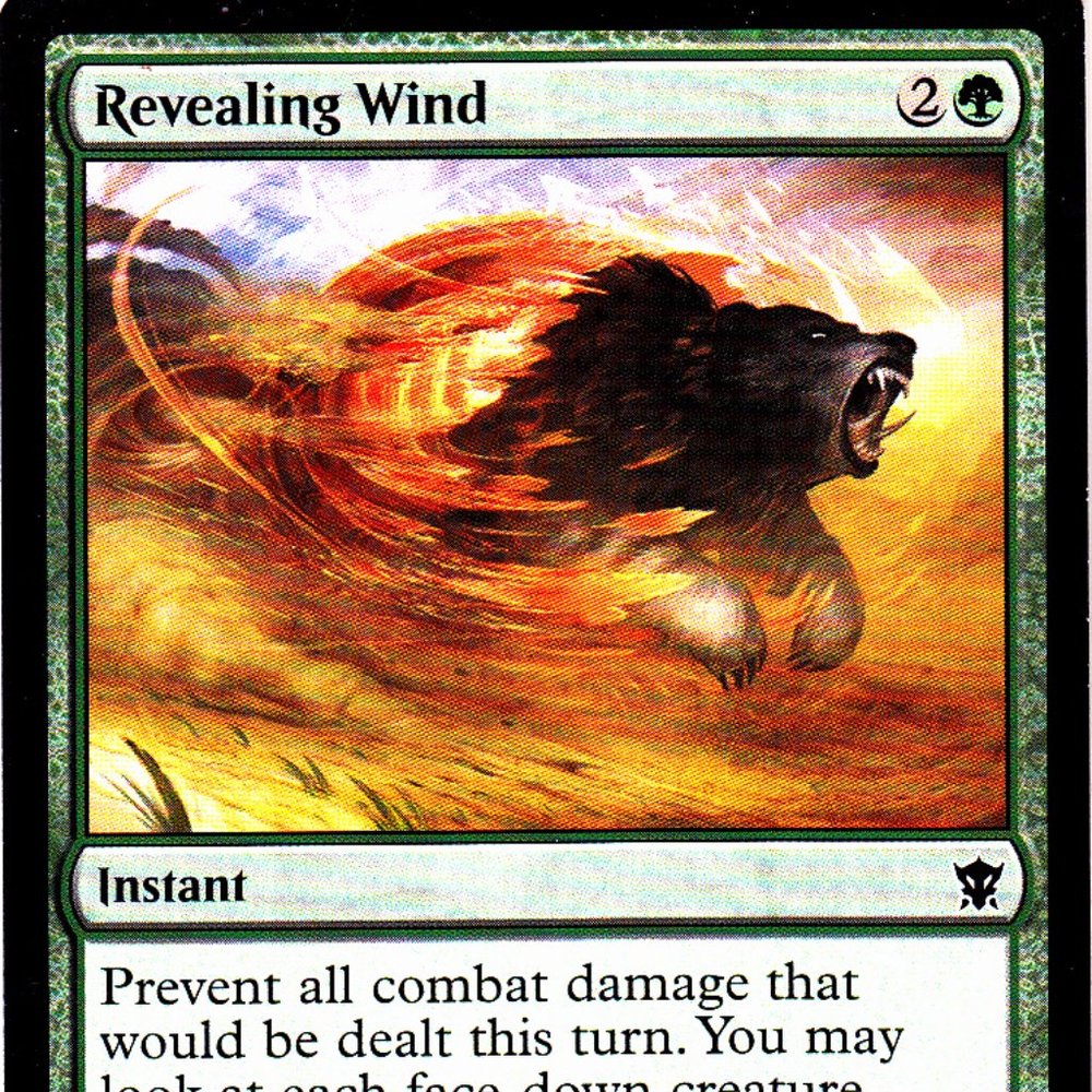 Revealing Wind - Green - Instant - Magic the Gathering Trading Card